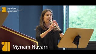 Internat. Instrumentalwettbewerb Markneukirchen 2024│Oboe │3. Runde│Myriam Navarri