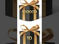 gift box 🎁 100000 vs 10 gift box short vide choose viral gift like giftbox luck chose 👇