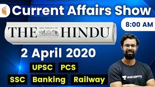 8:00 AM - Daily Current Affairs 2020 by Bhunesh Sir | 2 April 2020 | wifistudy