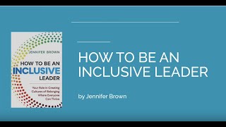 Jennifer Brown | How to Be an Inclusive Leader | Book Trailer