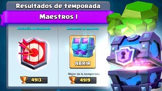 ABRIMOS MUCHOS COFRES POR LA NUEVA TEMPORADA de CLASH ROYALE!!