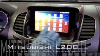 Officine Nuccio Italy Galaxy Tab in car Mitsubishi L200 You Tube