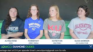 Lowco Diamond Dudes – In The Dugout (w/ college-bound Bluffton Bobcats softball stars)