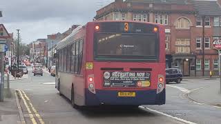 Zde je autobus Stagecoach 27618 na čísle 3 v Camberley úterý 31. prosince 2024