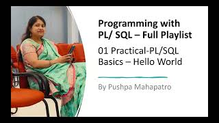 01 Practical PLSQL Basics – Hello World