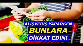 Alışveriş yaparken Salgından Korunmak için  bunları uygulayın