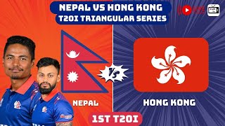 🔴NEP VS HK Live Hong Kong Men's T20I Tri-Series | Nepal vs Honk Kong Live Score (nepal vs hong kong)