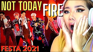 I DID NOT SURVIVE! 🔥 BTS 'NOT TODAY & FIRE' 🔥  [FESTA 2021]  SOOWOOZOO | REACTION/REVIEW