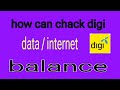 How to Check your Digi internet balance//cara cek data internet digi