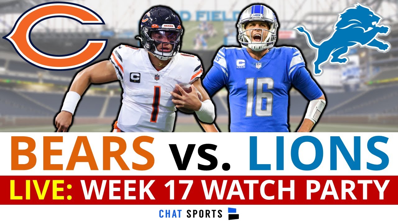 Bears Vs. Lions Live Streaming Scoreboard, Play-By-Play, Highlights ...