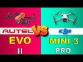 AUTEL EVO II VS DJI MINI 3 PRO FULL COMPARISON !