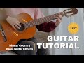 Basic country/blues guitar chords you must know as a beginner !