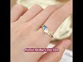 2 stone heart birthstone mothers rings mothersdaygift birthstonejewelry