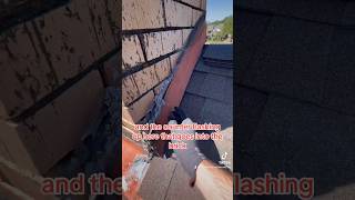 Chimney Flashing Fail #construction #roofing #fail