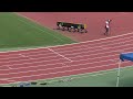 2019 日本学生個人選手権 男子100m 準決勝 2 3 3 第2組