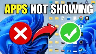 How To Fix Laptop Not Showing Apps On Desktop (2025)