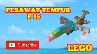 Membuat pesawat tempur f 16 dari lego