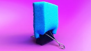 20 CLEVER LIFE HACKS WITH SPONGES