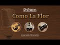 Como La Flor - Selena (Acoustic Karaoke)