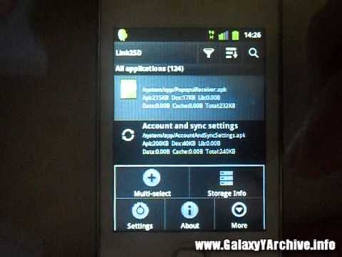 How to increase internal memory of Samsung Galaxy Y How to increase internal memory of Samsung Galaxy Y