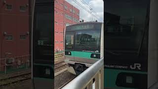 E233系2000番台マト2編成各駅停車我孫子行き金町駅発車