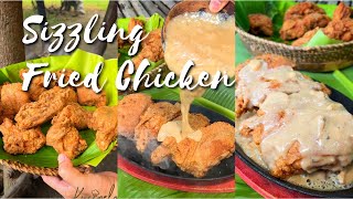 Sizzling Fried Chicken in Savory Mushroom Gravy | Kusinela