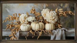 Fall pumpkins | screensaver | pumpkin paintings | autumn art for Frame TV | Smart TV background