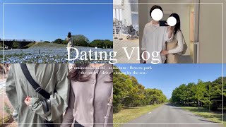 [Vlog] 1 day date 🐬| Uminonakamichi Marine World | Uminonakamichi Seaside Park | | Aquarium Date |