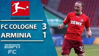 FC Cologne beat Arminia Bielefeld to get rare Bundesliga home win | ESPN FC Highlights