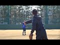 17.1.28　成田翔キャッチボール　ロッテ浦和