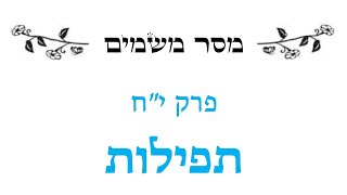 מסר משמים | פרק י\