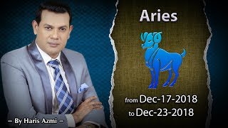 Aries Weekly Horoscope from Monday 17th to Sunday 23rd December 2018
