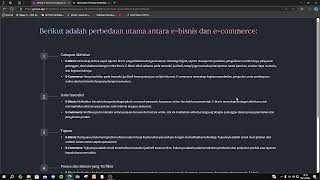 Tugas kuliah materi e-bisnis dan e-commerce
