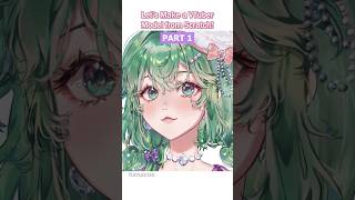 I'm finally making my own VTuber Model from scratch! 🌸Part 1🌸