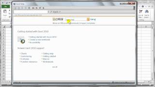Microsoft Excel 2010 environment user interface - Tutorial 1a