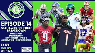 Seahawks Schedule Breakdown - Familiar Foes, Speed in Florida, New York & returning Home Town Heroes