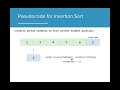 AP CS A 7.6b - Insertion Sort (OUTDATED)