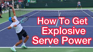 How To FINALLY Make Your Serve EXPLODE With POWER! (Tennis Technique Explained)