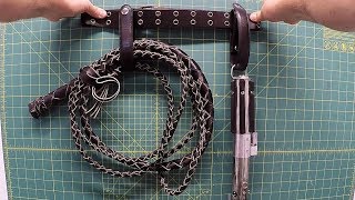 Making a Lightsaber Clip -Whip Holster for $5 or Less