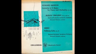 H. Hanson/Grieg R Firkusny, Eastman-Roches Symp, Cnct In G Maj For Pno \u0026 Orch Op36/Holberg Ste, Op40