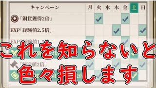 【放置少女】初心者必見 放置少女プレイヤーのウィークリールーティーン解説 これを知らないとレベルや絆、装備に差が出ます weekly routine