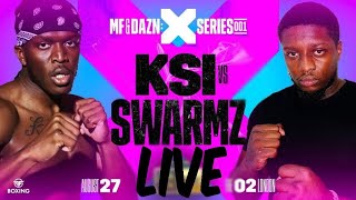 KSI VS SWARMZ AND PINEDA LIVE STREAM! LIVE DEJI VS FOUSEY! LIVE WATCHALONG!