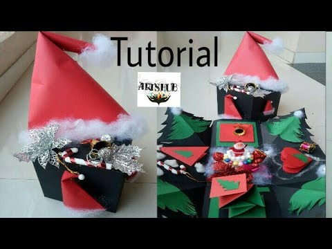 Tutorial Christmas Special Explosion Box Youtube
