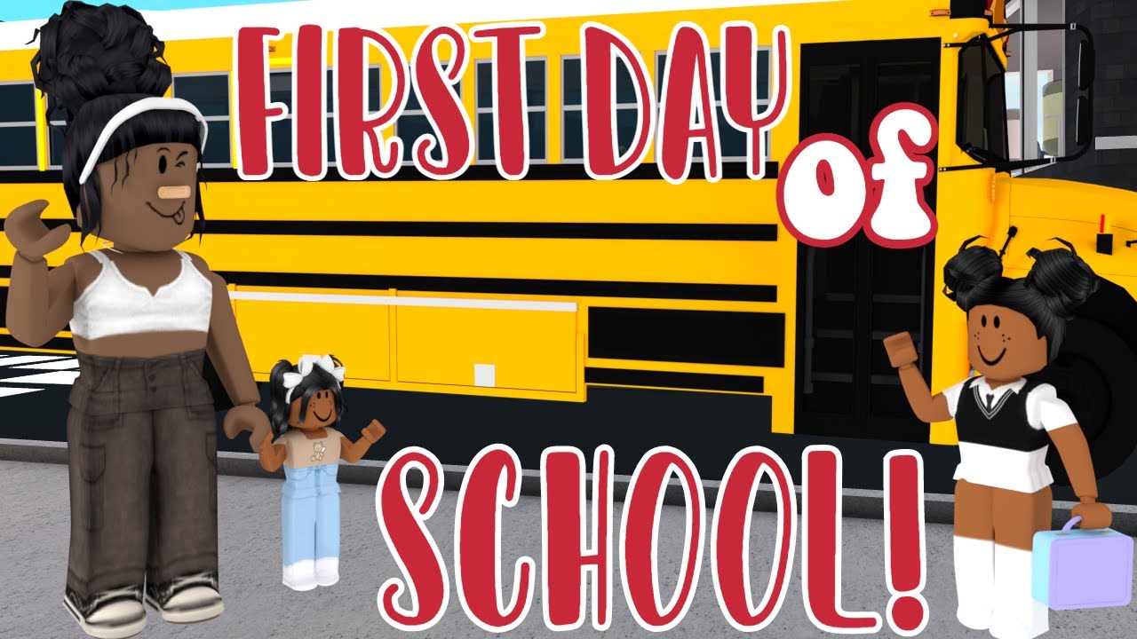 FIRST DAY OF SCHOOL MORNING ROUTINE || Bloxburg Roleplay - YouTube