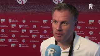 Jamie Carragher over Dirk Kuyt bij Liverpool: 'Goals, goals en stopt nooit met rennen'