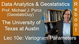 10e Data Analytics: Variogram Parameters