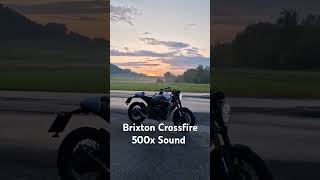 Brixton Crossfire 500x Sound #brixton #brixtoncrossfire #caferacer #caferacerstyle #retro #retrobike