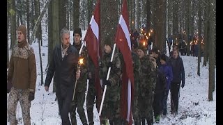 Lāčplēša dienas pasākums Aizvīķu parkā 17. 11. 2016