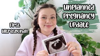 UNPLANNED PREGNANCY UPDATE | Our First Ultrasound!!