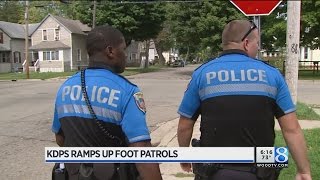 KDPS foot patrols program get national recognition